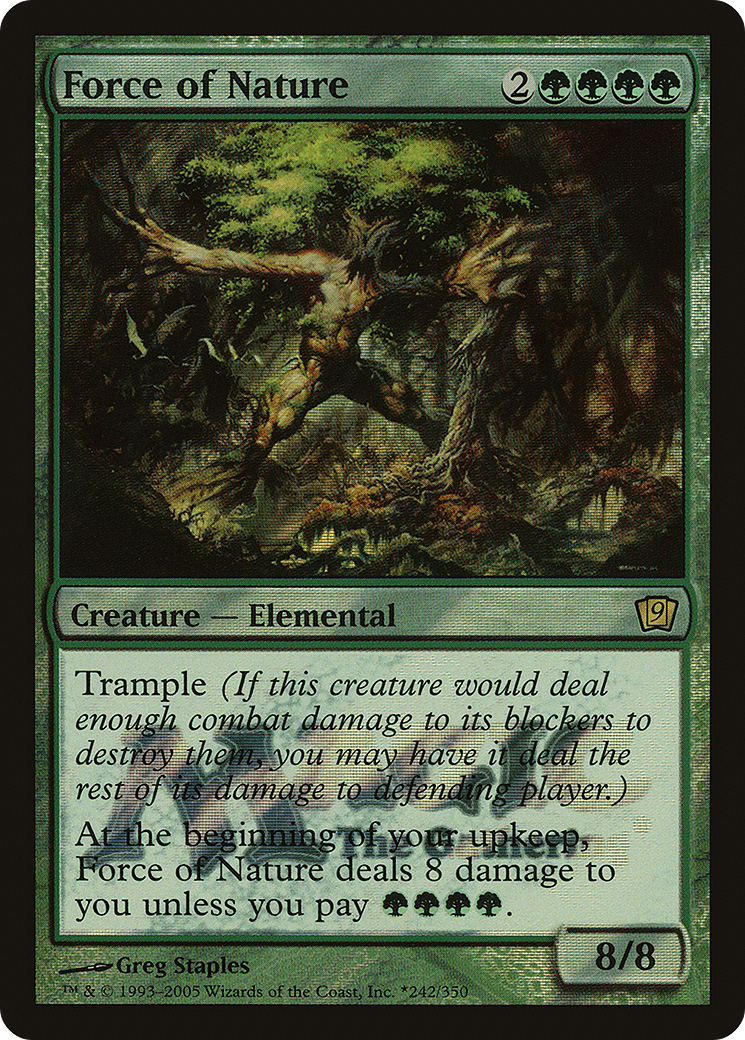 Force of Nature (LARP-242★) - Ninth Edition Promos Foil