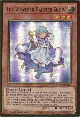 The Weather Painter Snow [MGED-EN016] Gold Rare - Josh's Cards