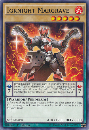 Igknight Margrave [MP16-EN068] Common - Josh's Cards