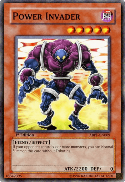 Power Invader [ABPF-EN009] Common - Josh's Cards