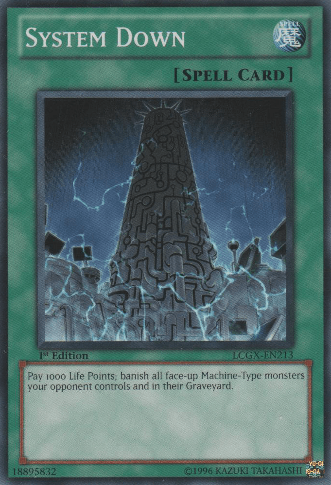 System Down [LCGX-EN213] Common - Josh's Cards