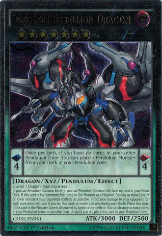 Odd-Eyes Rebellion Dragon [CORE-EN051] Ultimate Rare - Josh's Cards