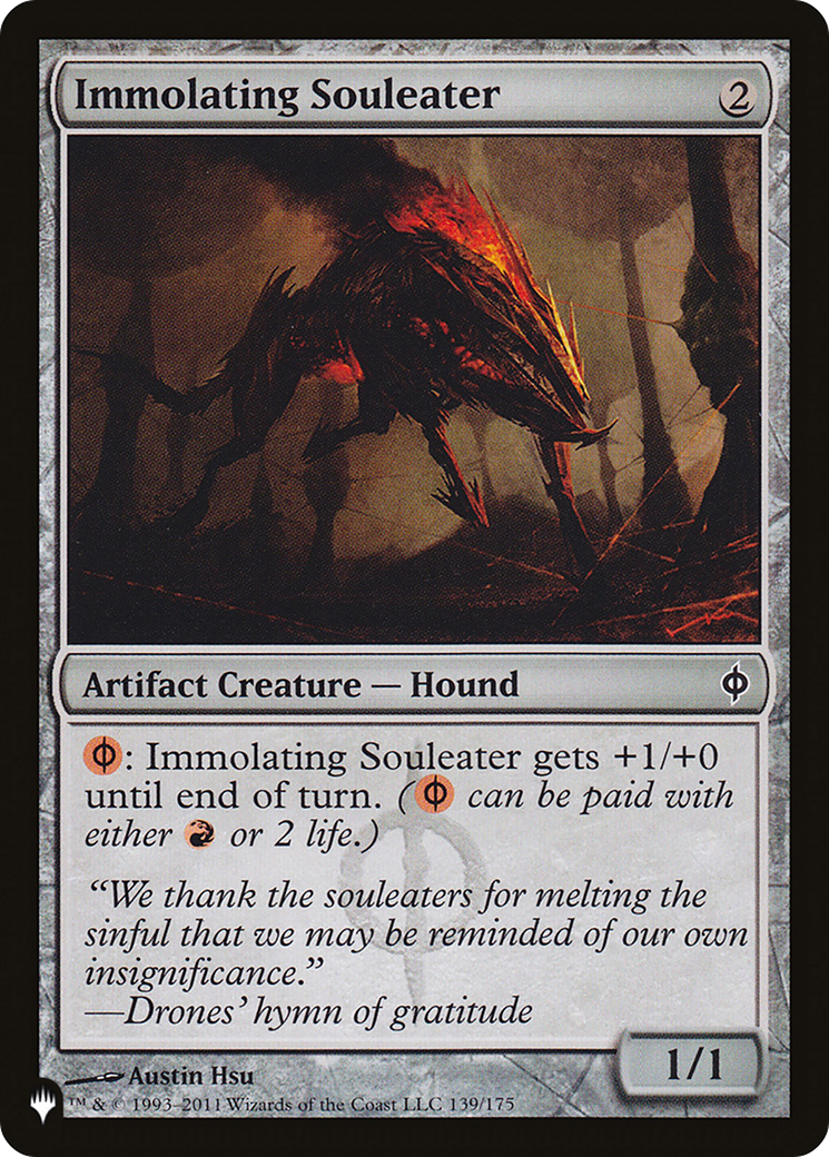 Immolating Souleater (LIST-NPH-139) - The List