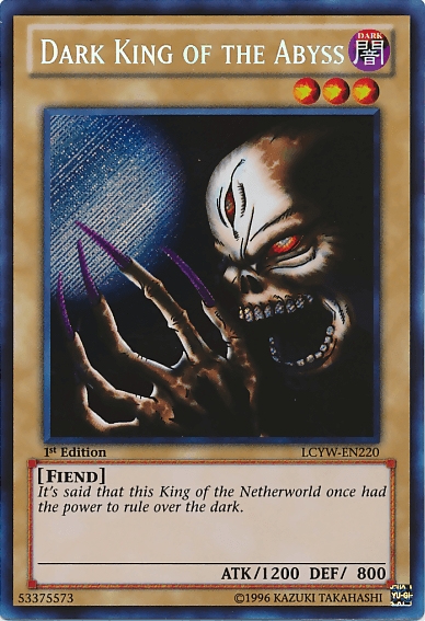 Dark King of the Abyss [LCYW-EN220] Secret Rare - Josh's Cards