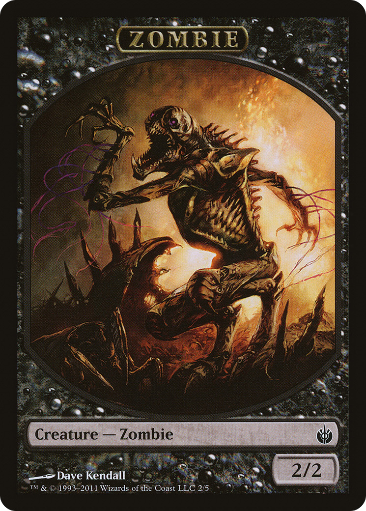 Zombie (MBS-002) - Mirrodin Besieged Tokens
