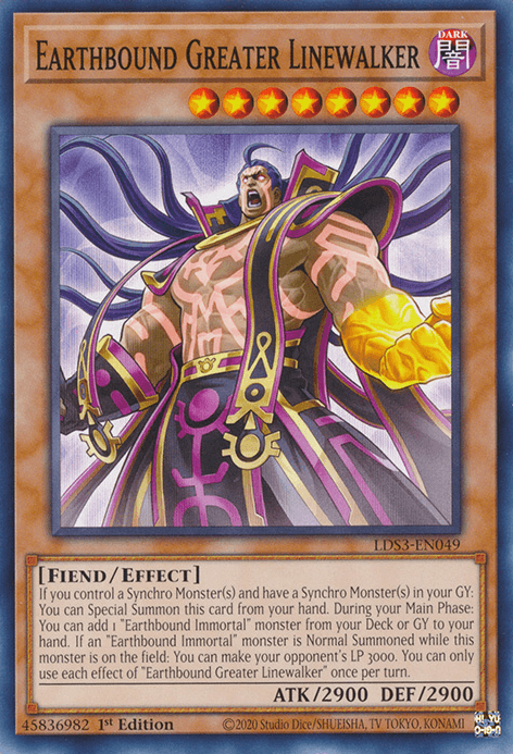 Earthbound Greater Linewalker [LDS3-EN049] Common - Josh's Cards