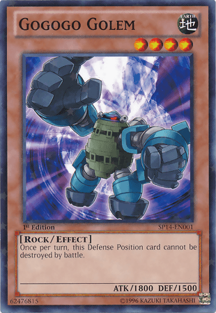 Gogogo Golem [SP14-EN001] Starfoil Rare - Josh's Cards