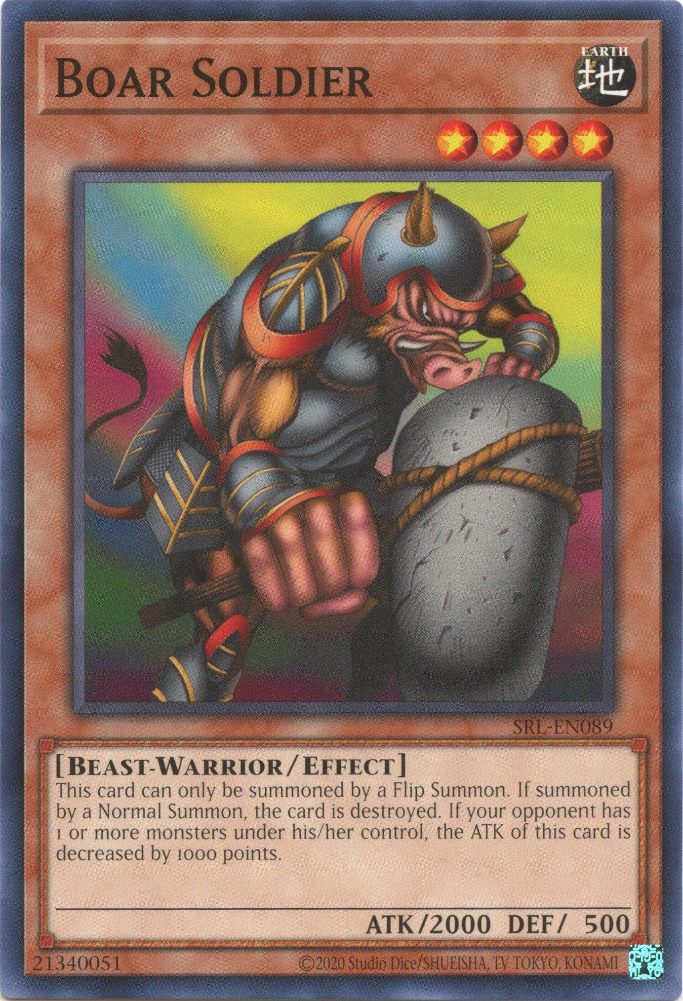 Boar Soldier (25th Anniversary) [SRL-EN089] Common - Josh's Cards
