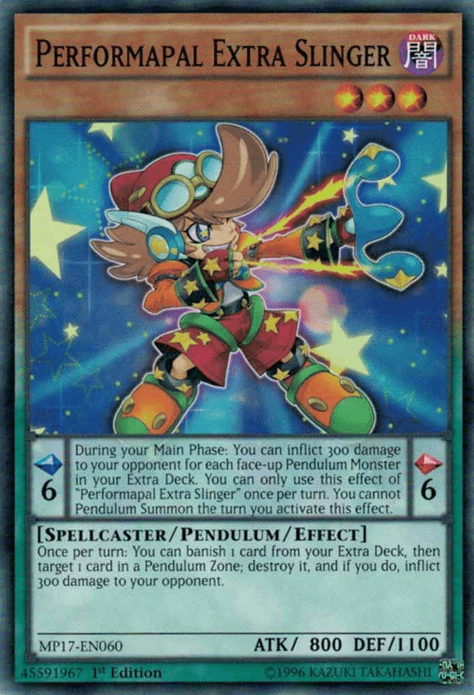 Performapal Extra Slinger [MP17-EN060] Common - Josh's Cards
