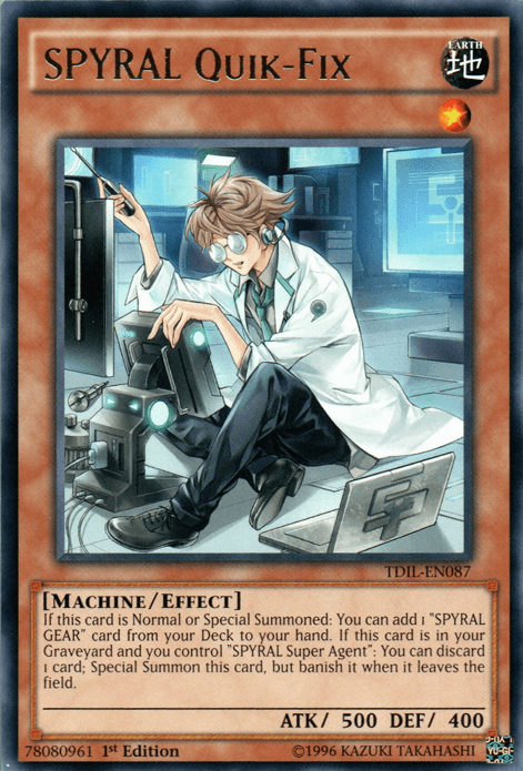 SPYRAL Quik-Fix [TDIL-EN087] Rare - Josh's Cards