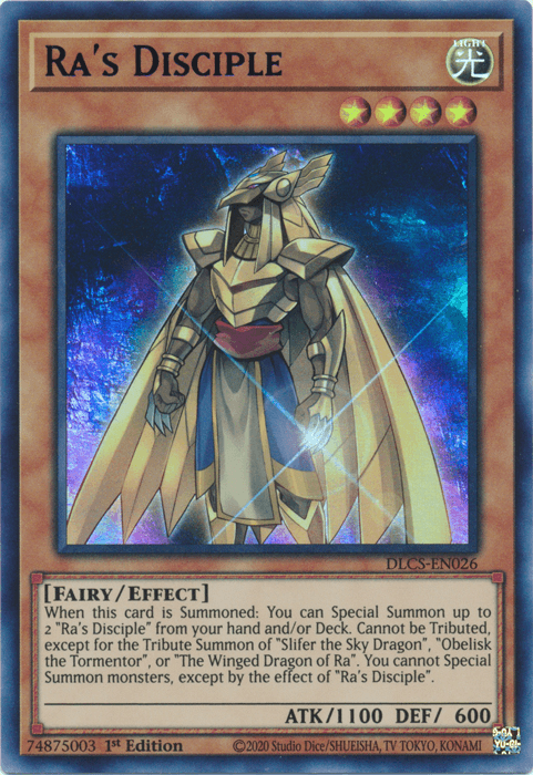 Ra's Disciple (Blue) [DLCS-EN026] Ultra Rare - Josh's Cards