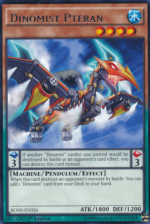 Dinomist Pteran [BOSH-EN026] Rare - Josh's Cards