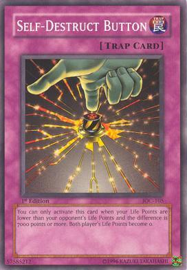 Self-Destruct Button [IOC-105] Common - Josh's Cards