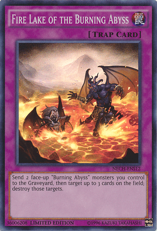 Fire Lake of the Burning Abyss (SE) [NECH-ENS12] Super Rare - Josh's Cards