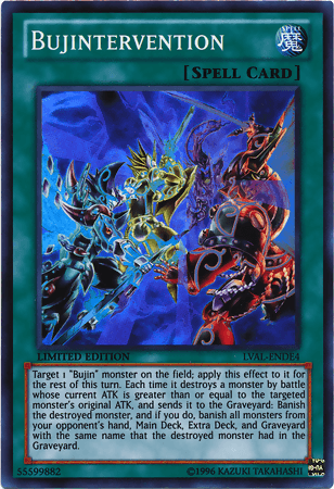 Bujintervention [LVAL-ENDE4] Super Rare - Josh's Cards