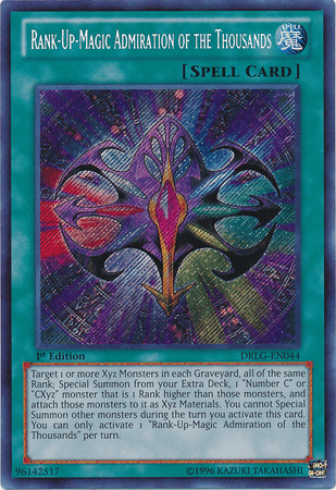 Rank-Up-Magic Admiration of the Thousands [DRLG-EN044] Secret Rare - Josh's Cards