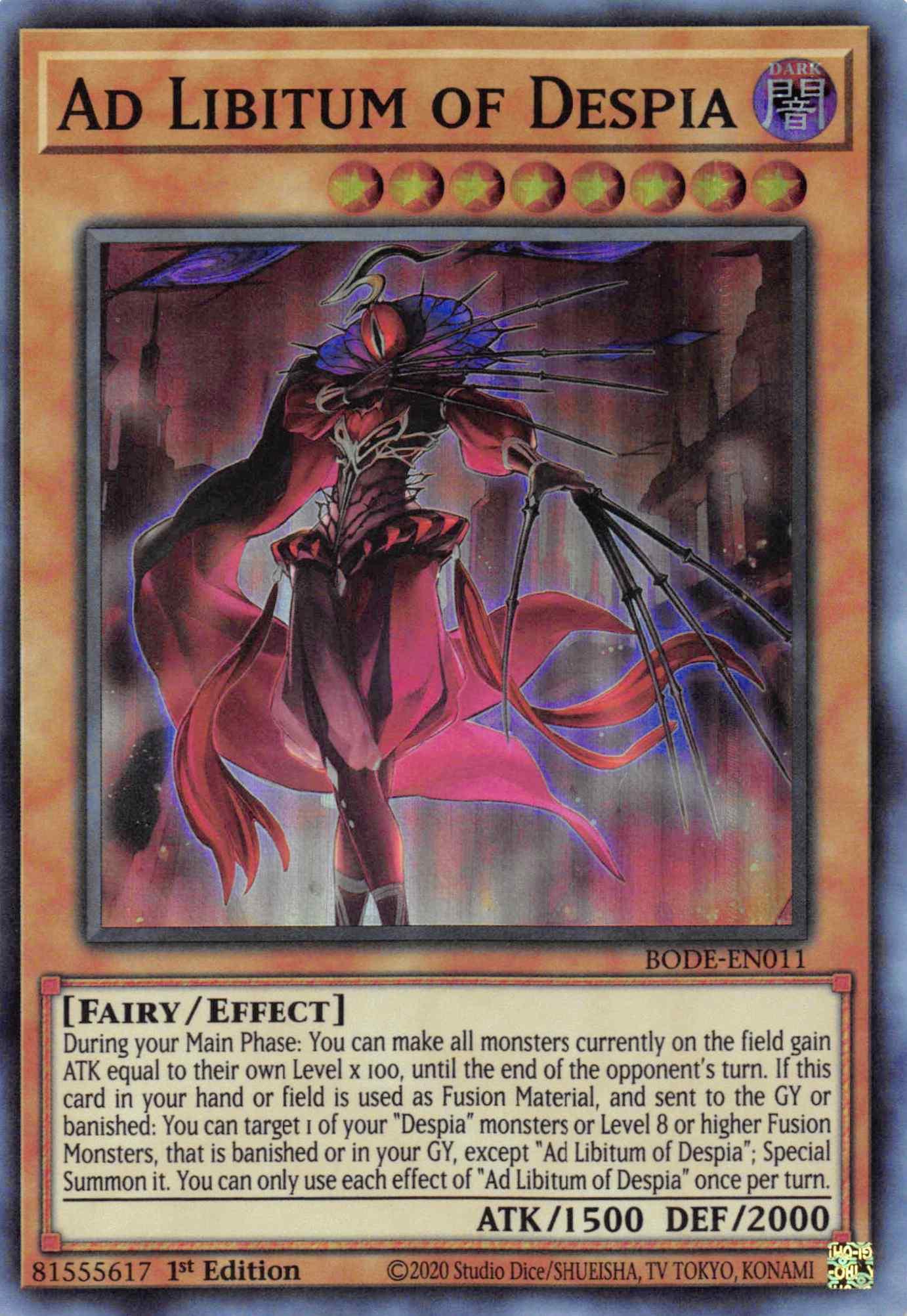 Ad Libitum of Despia [BODE-EN011] Super Rare - Josh's Cards