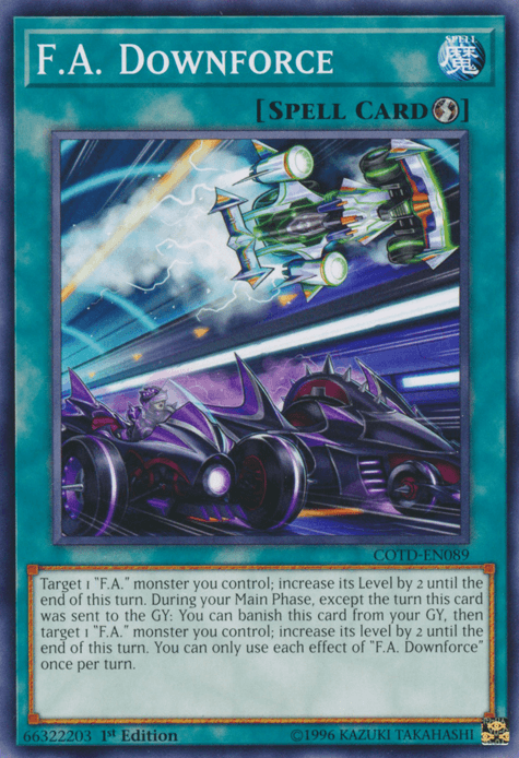 F.A. Downforce [COTD-EN089] Common - Josh's Cards