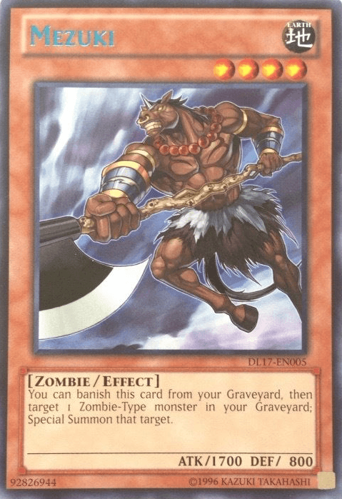 Mezuki (Blue) [DL17-EN005] Rare - Josh's Cards