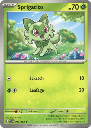 Sprigatito [13] (SV01: Scarlet & Violet Base Set)