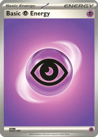 Basic Psychic Energy 005 - SV01 Scarlet & Violet Base Set