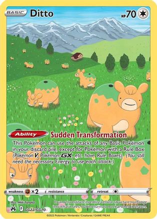 Ditto [GG22] (Crown Zenith Galarian Gallery) Holofoil