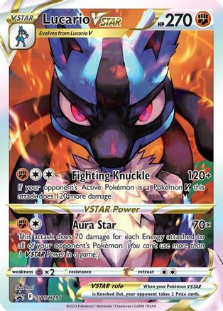 Lucario VSTAR [SWSH291] (SWSH Black Star Promos) Holofoil