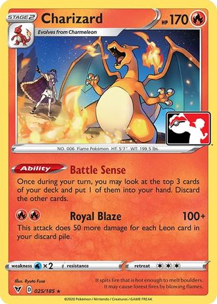 Charizard [25] (Prize Pack Series Cards)