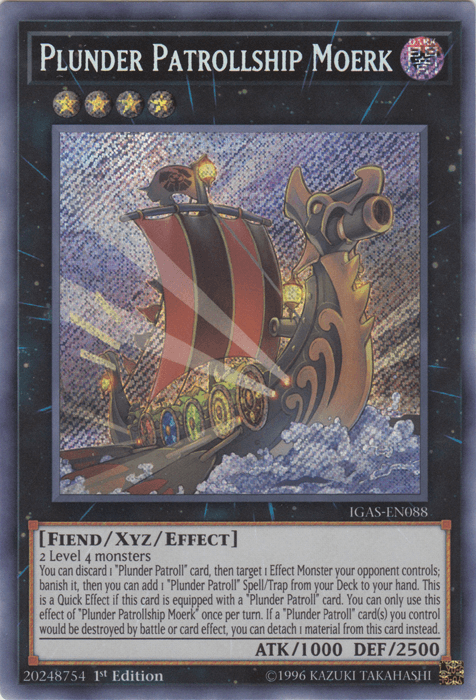 Plunder Patrollship Moerk [IGAS-EN088] Secret Rare - Josh's Cards