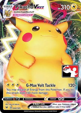 Pikachu VMAX 044 - Prize Pack Series Cards Holofoil