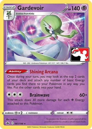 Gardevoir [61] (Prize Pack Series Cards)