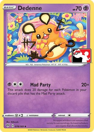 Dedenne [78] (Prize Pack Series Cards)