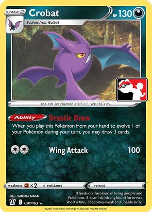 Crobat [91] (Prize Pack Series Cards)