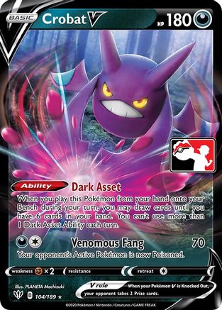 Crobat V [104] (Prize Pack Series Cards) Holofoil