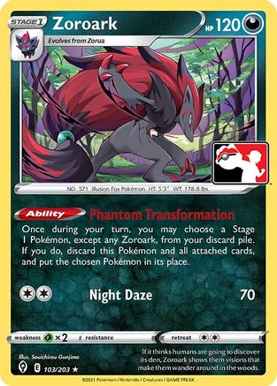 Zoroark [103] (Prize Pack Series Cards)