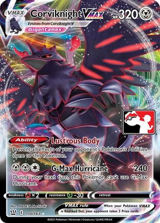 Corviknight VMAX [110] (Prize Pack Series Cards) Holofoil