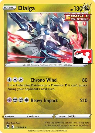 Dialga [112] (Prize Pack Series Cards)