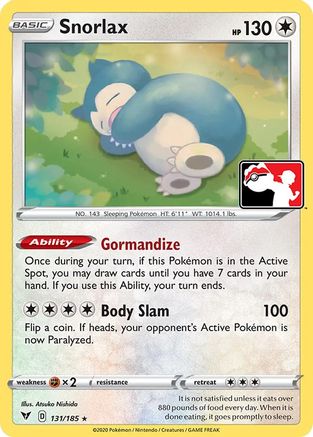 Snorlax [131] (Prize Pack Series Cards)