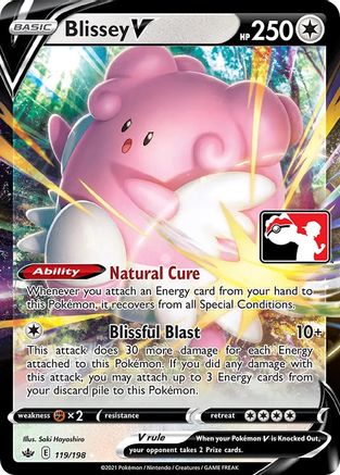 Blissey V [119] (Prize Pack Series Cards) Holofoil