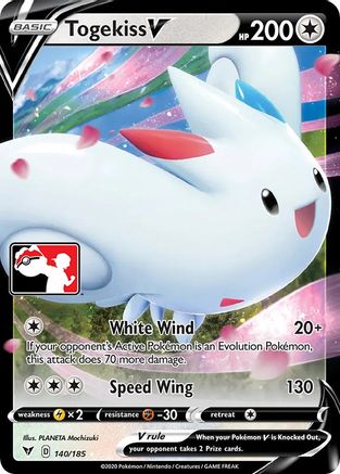 Togekiss V [140] (Prize Pack Series Cards) Holofoil