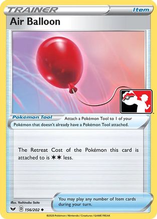 Air Balloon 156/202 - Prize Pack Series Cards Holofoil