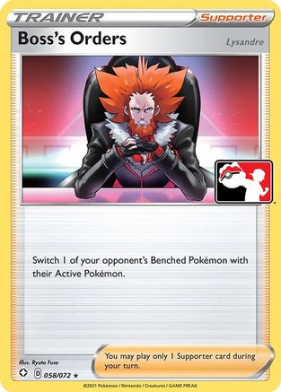 Boss's Orders - 058/072 [58] (Prize Pack Series Cards)