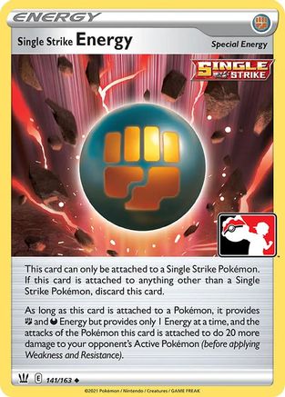 Single Strike Energy 141 - Prize Pack Series Cards