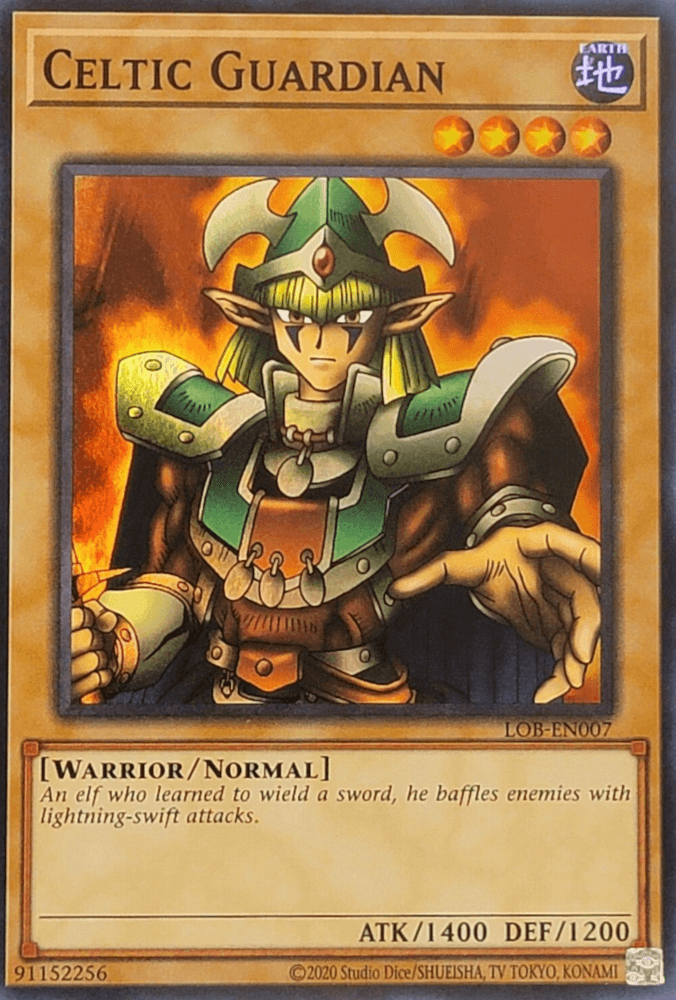 Celtic Guardian (25th Anniversary) [LOB-EN007] Super Rare - Josh's Cards