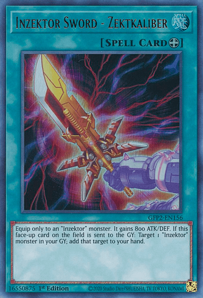 Inzektor Sword - Zektkaliber [GFP2-EN156] Ultra Rare - Josh's Cards