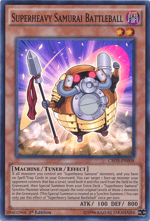 Superheavy Samurai Battleball [CROS-EN008] Super Rare - Josh's Cards