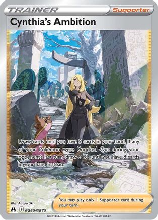 Cynthia's Ambition [GG60] (Crown Zenith Galarian Gallery) Holofoil