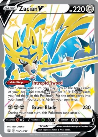 Zacian V [SWSH292] (SWSH Black Star Promos) Holofoil