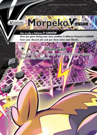 Morpeko V-Union - SWSH287 [SWSH287] (SWSH: Sword & Shield Promo Cards) Holofoil