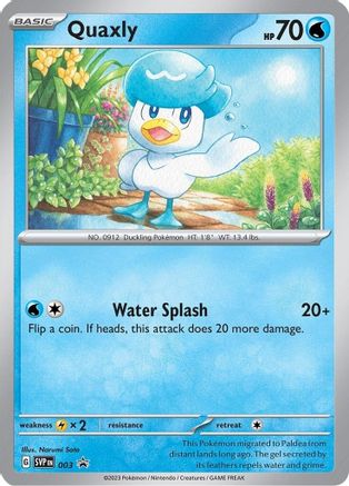 Quaxly [3] (SV: Scarlet & Violet Promo Cards) Holofoil